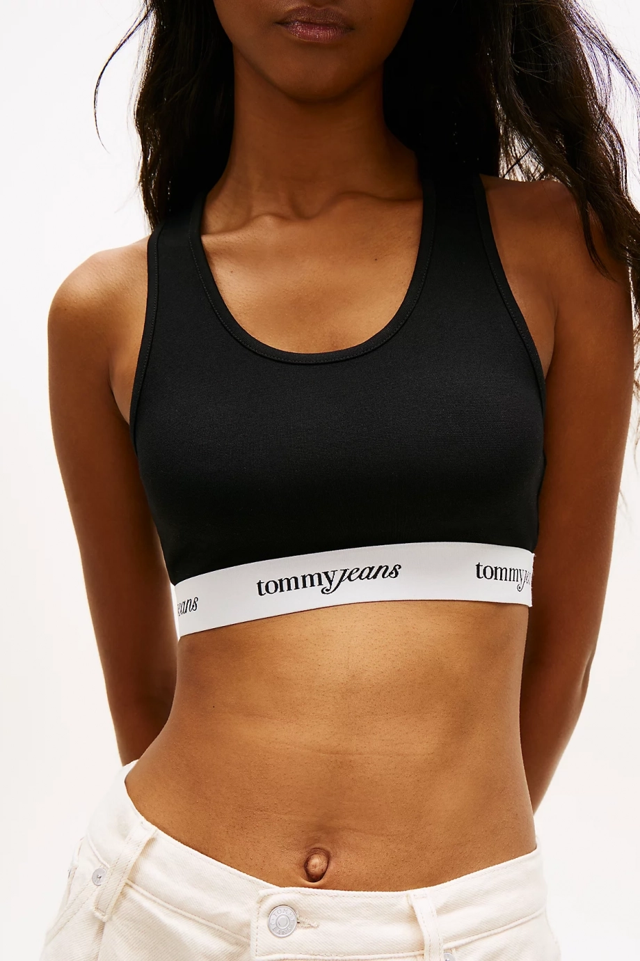 Tommy Hilfiger TJW Crp Askılı Kadın Siyah Büstiyer DW0DW22762BDS