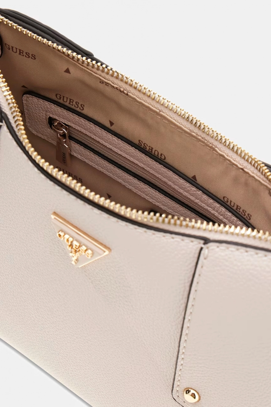 Guess Darcy Dönüştürülebilir Kadın Krem Omuz Çantası HWBG9914180-STO