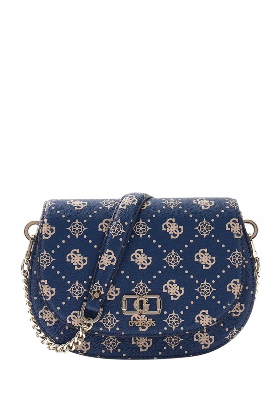 Guess Emelie Logolu Kapaklı Kadın Lacivert Çapraz Çanta HWGP9928200-NLO