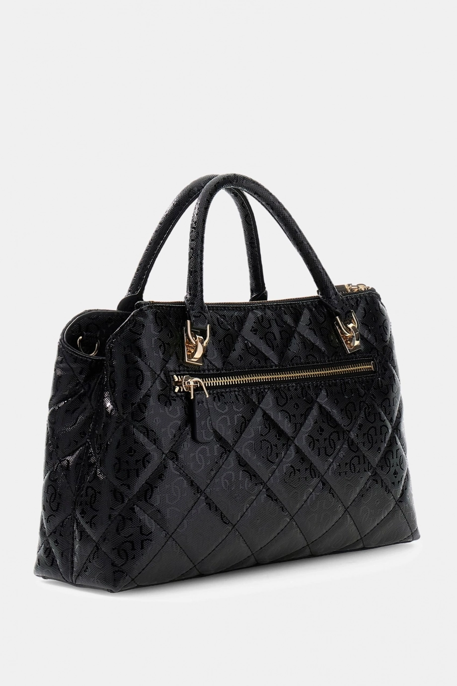 Guess Libby 2 Bölmeli Kadın Siyah El Çantası HWGG9912060-BLA