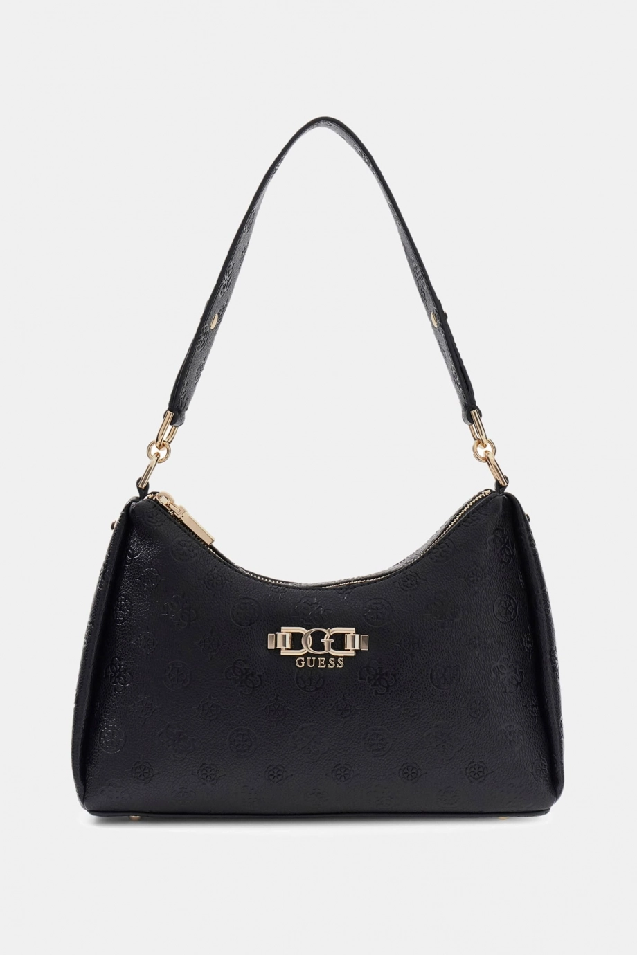 Guess Anise Çift Fermuarlı Kadın Siyah Omuz Çantası HWPD9916180-BLO