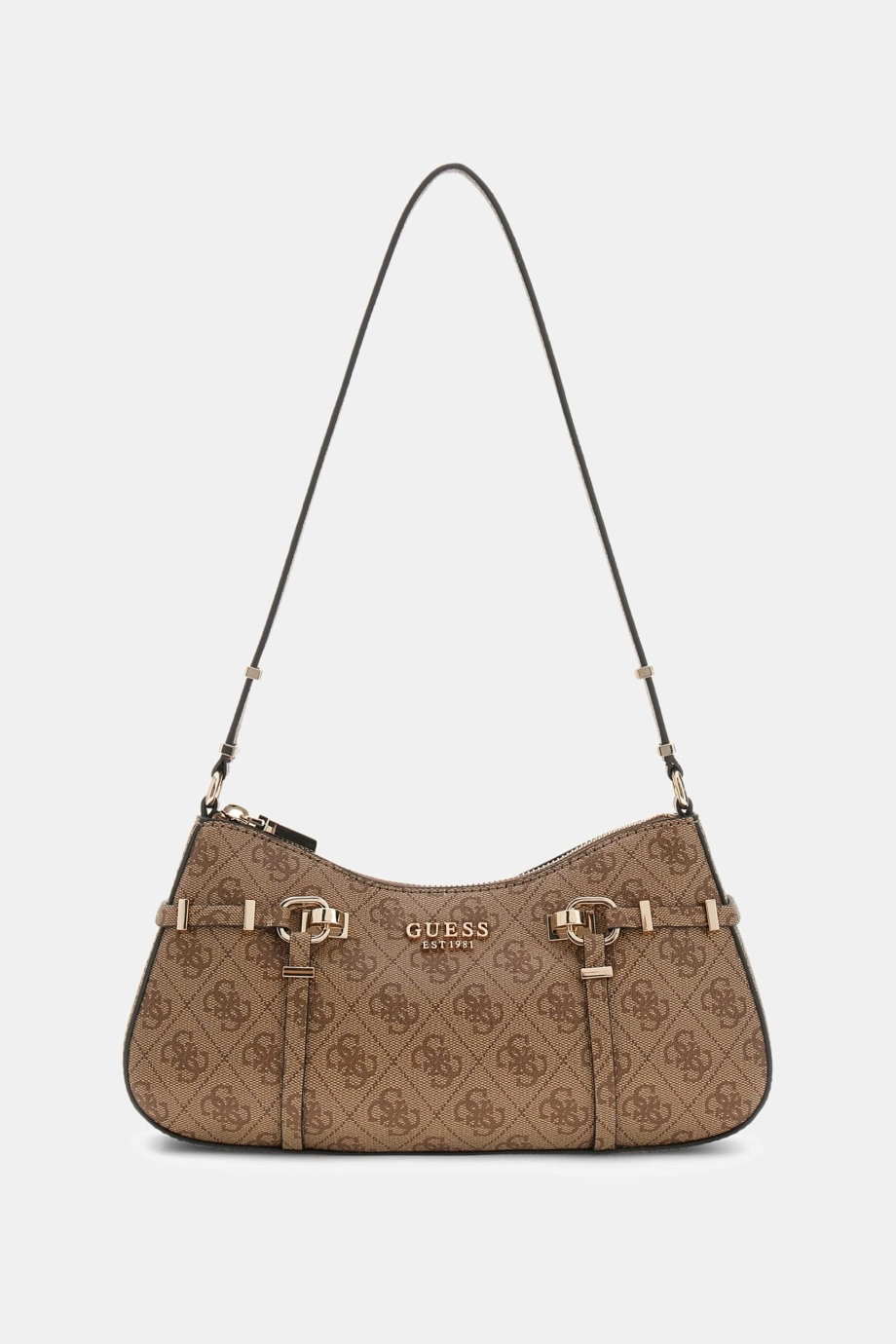 Guess Leona Logolu Kadın Kahverengi Omuz Çantası HWSG9917180-LTL