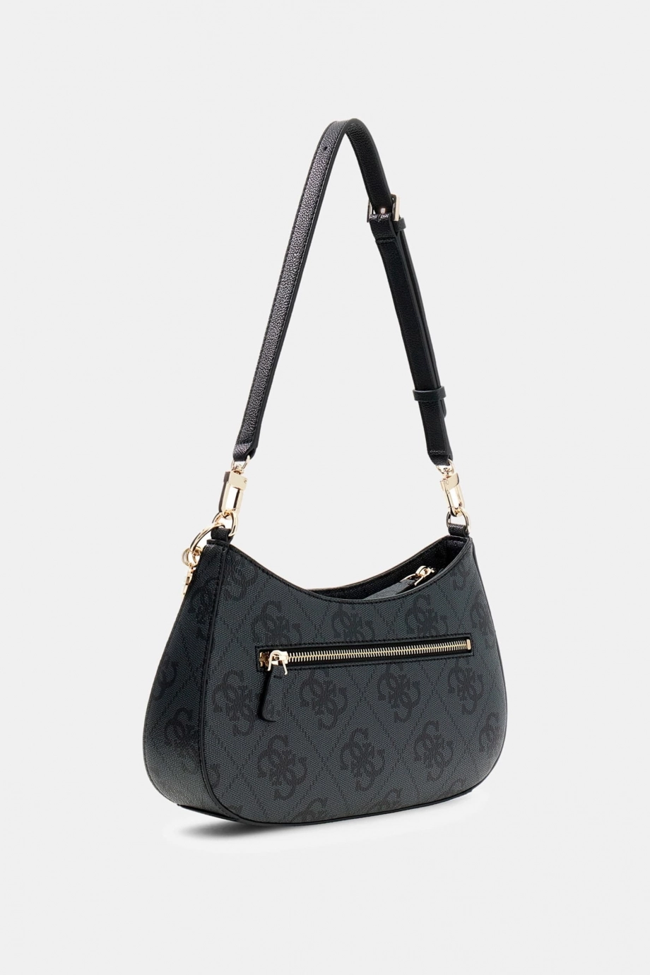 Guess Noelle II Üstten Fermuarlı Kadın Antrasit Omuz Çantası HWSS9672180-CLO