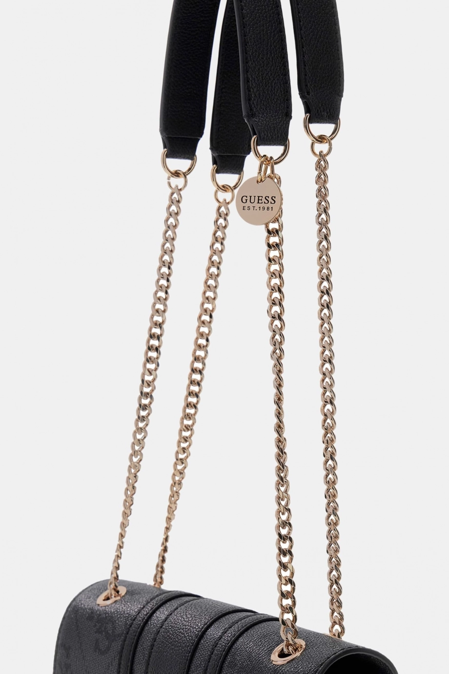 Guess Noelle II Dönüştürülebilir Kapaklı Çapraz Askılı Kadın Antrasit Omuz Çantası HWSS9672210-CLO