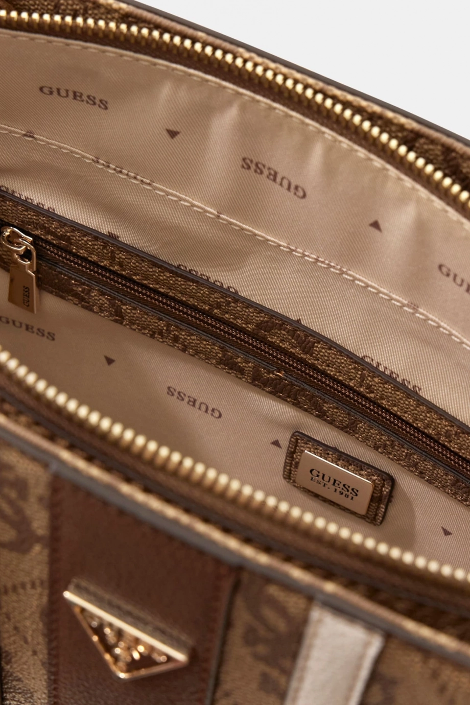 Guess Noelle II Kadın Kahverengi El Çantası HWSS9672250-LGW