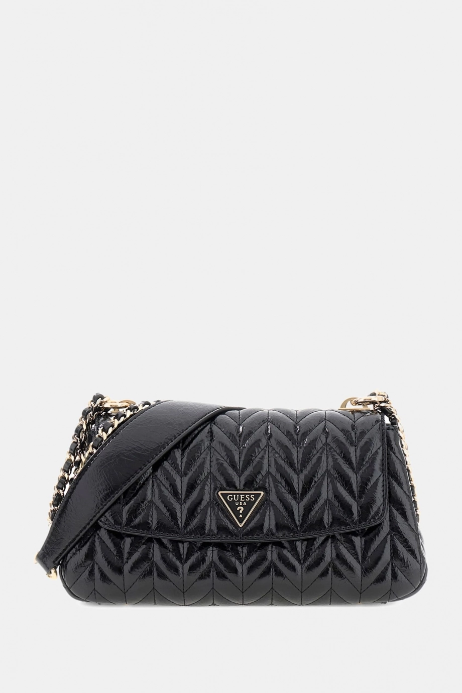 Guess Cheryl Dönüştürülebilir Kapaklı Çapraz Askılı Kadın Siyah Omuz Çantası HWTQ9720210-BLA