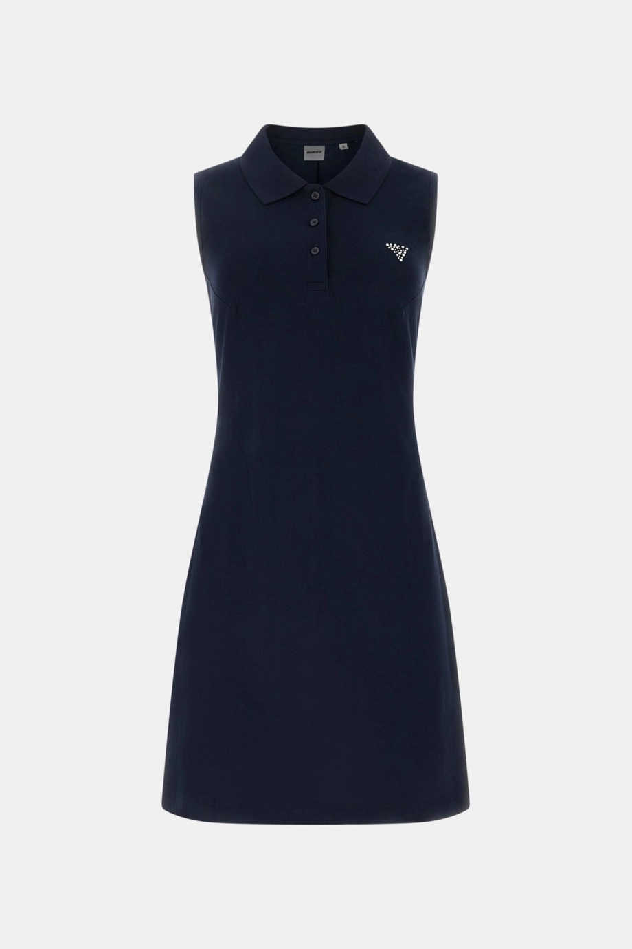 Guess Silvy Kısa Kollu Polo Yakalı Kadın Lacivert Elbise V6GK09K3152-A71W