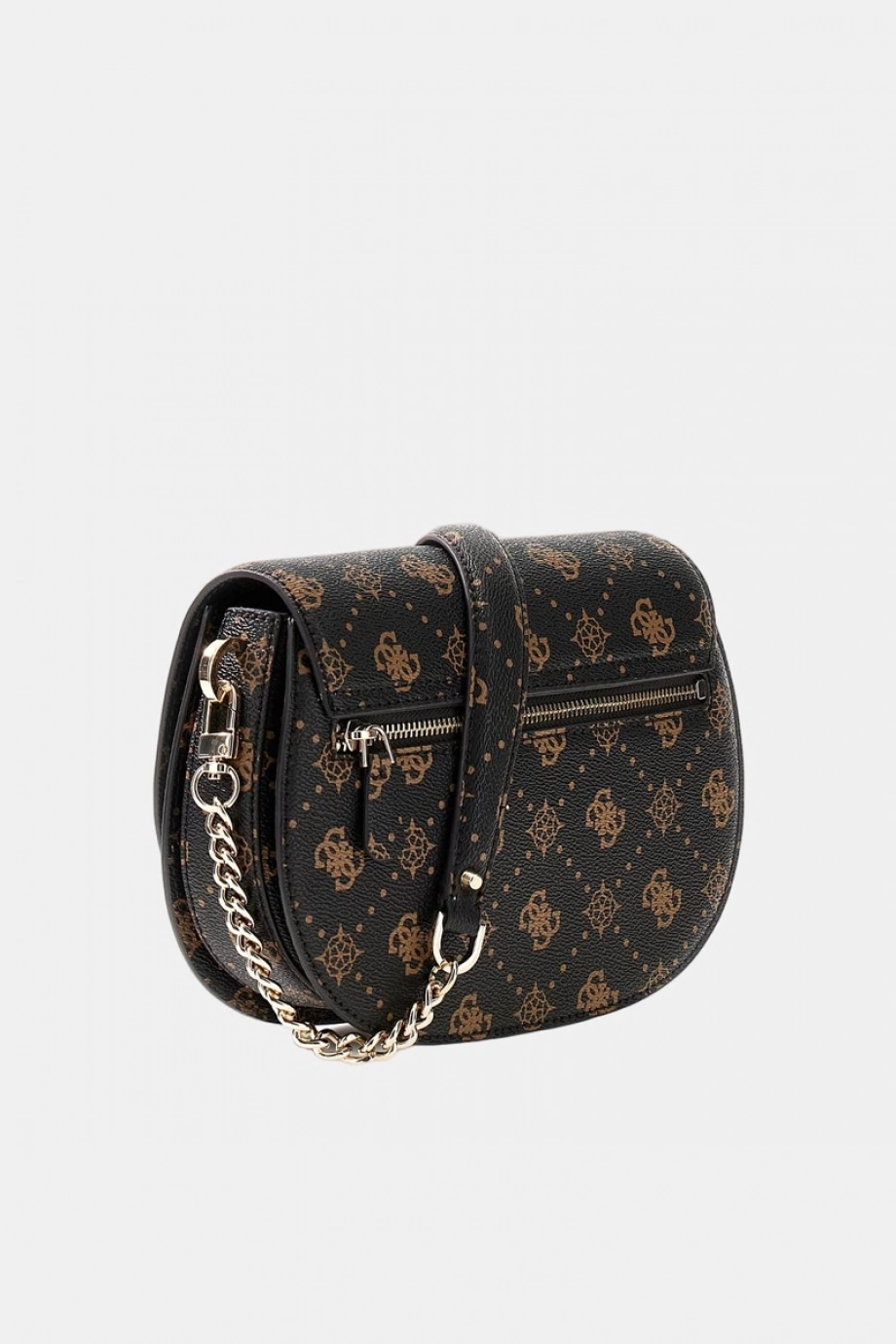 Guess Emelie Logolu Kapaklı Kadın Kahverengi Omuz Çantası HWGP9928200-ESL