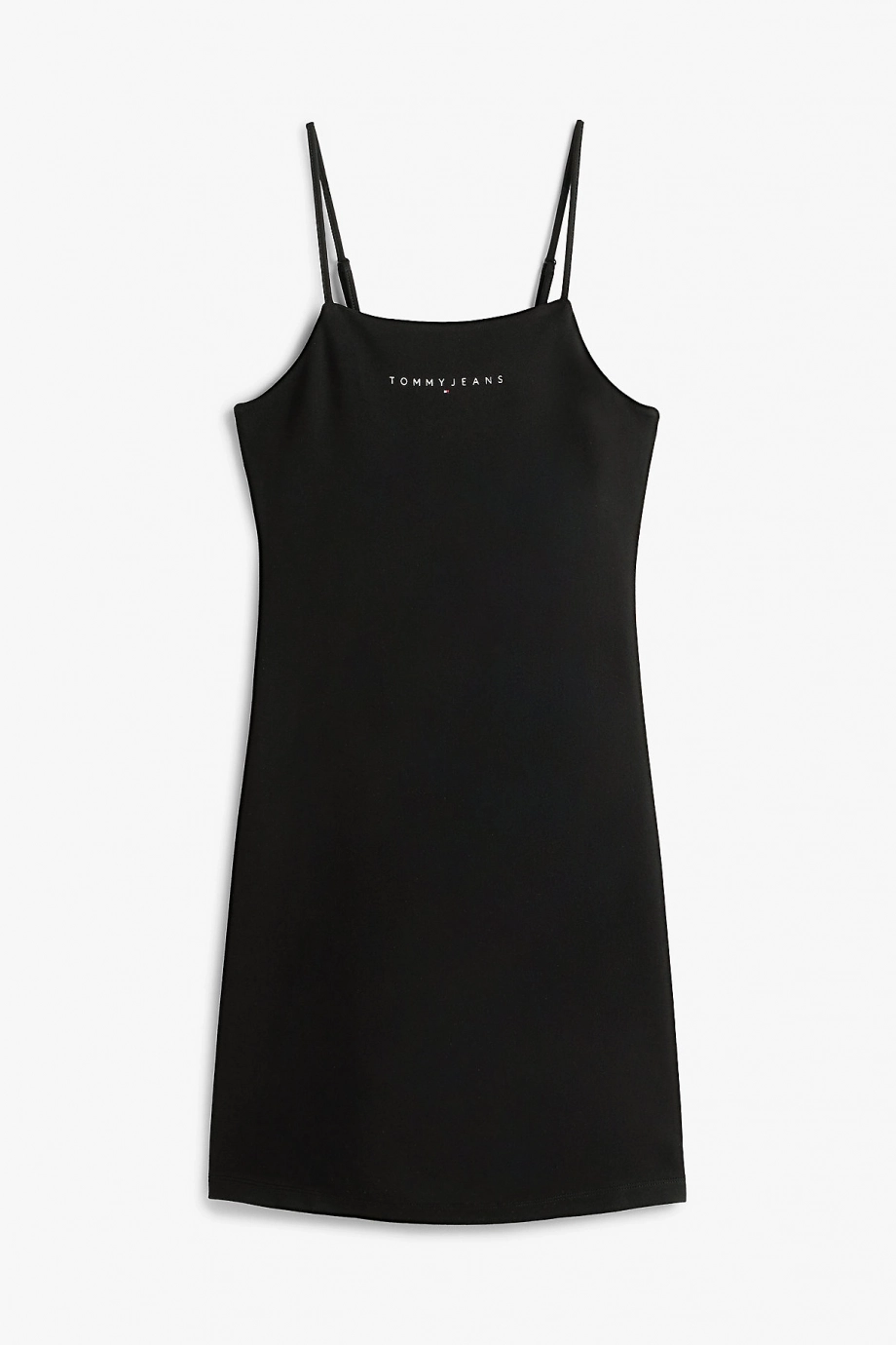 Tommy Hilfiger TJW Lineer İnce Askılı Kadın Siyah Elbise DW0DW22338BDS