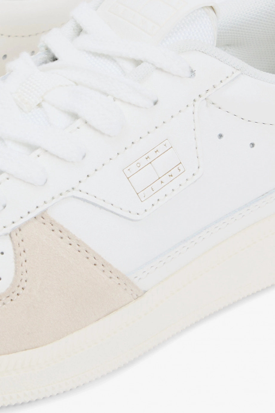 Tommy Hilfiger The Greenwich Edge Deri Kadın Beyaz Sneaker EN0EN0298801V