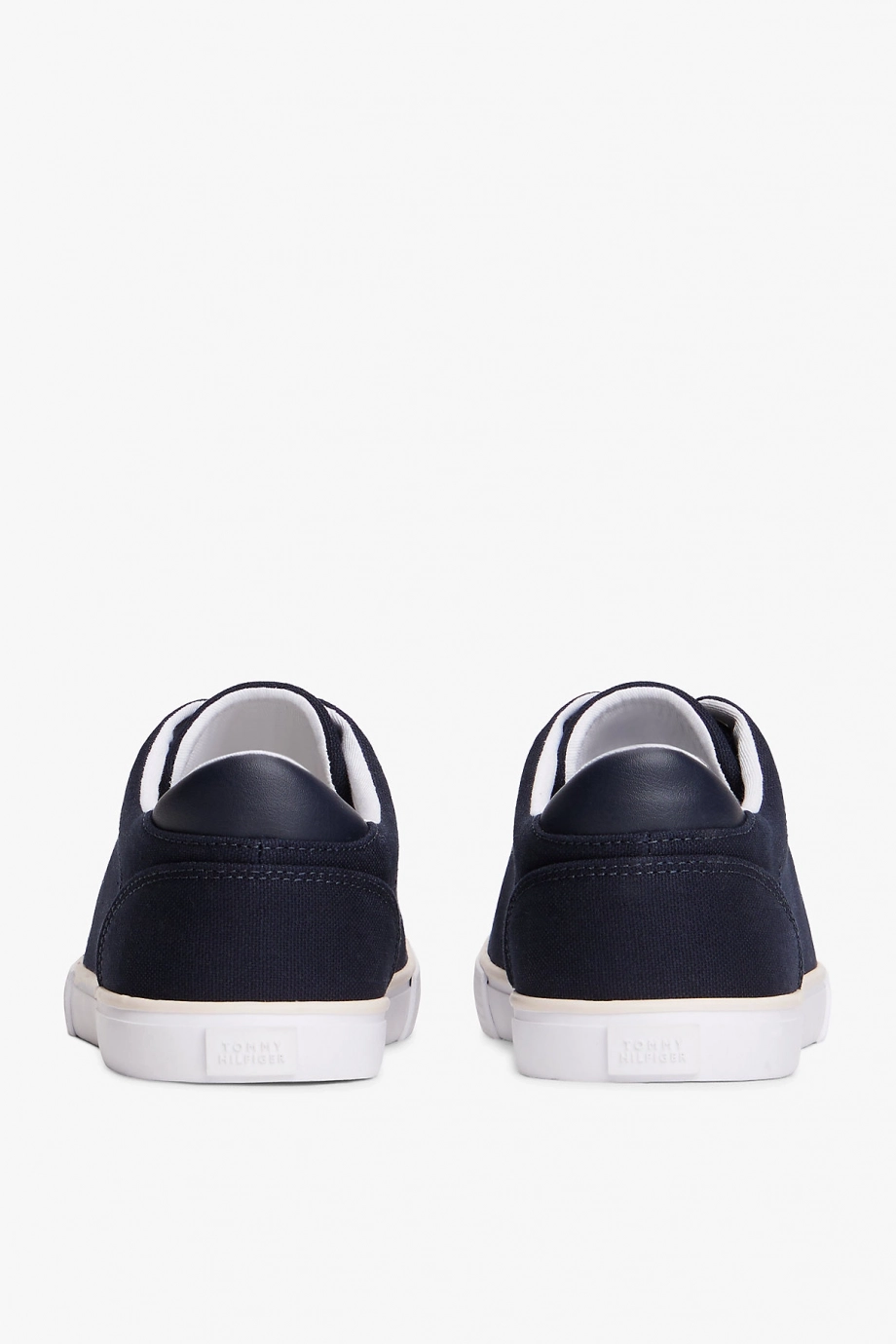 Tommy Hilfiger TH Düşük Profilli Vulkanize Kanvas Kadın Mavi Sneaker FW0FW09102DW6