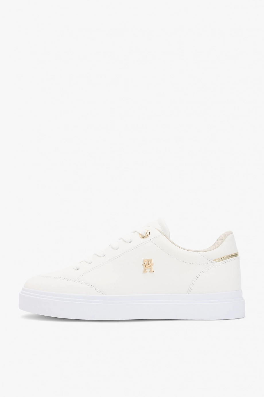 Tommy Hilfiger TH Chic Cupsole Kadın Beyaz Sneaker FW0FW09106YBL