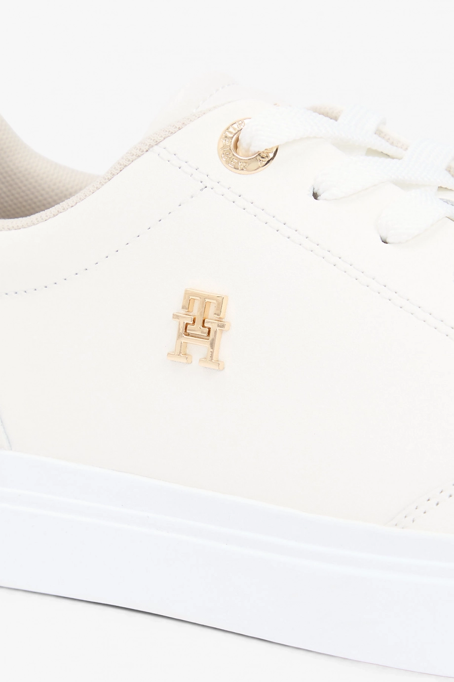 Tommy Hilfiger TH Chic Cupsole Kadın Beyaz Sneaker FW0FW09106YBL