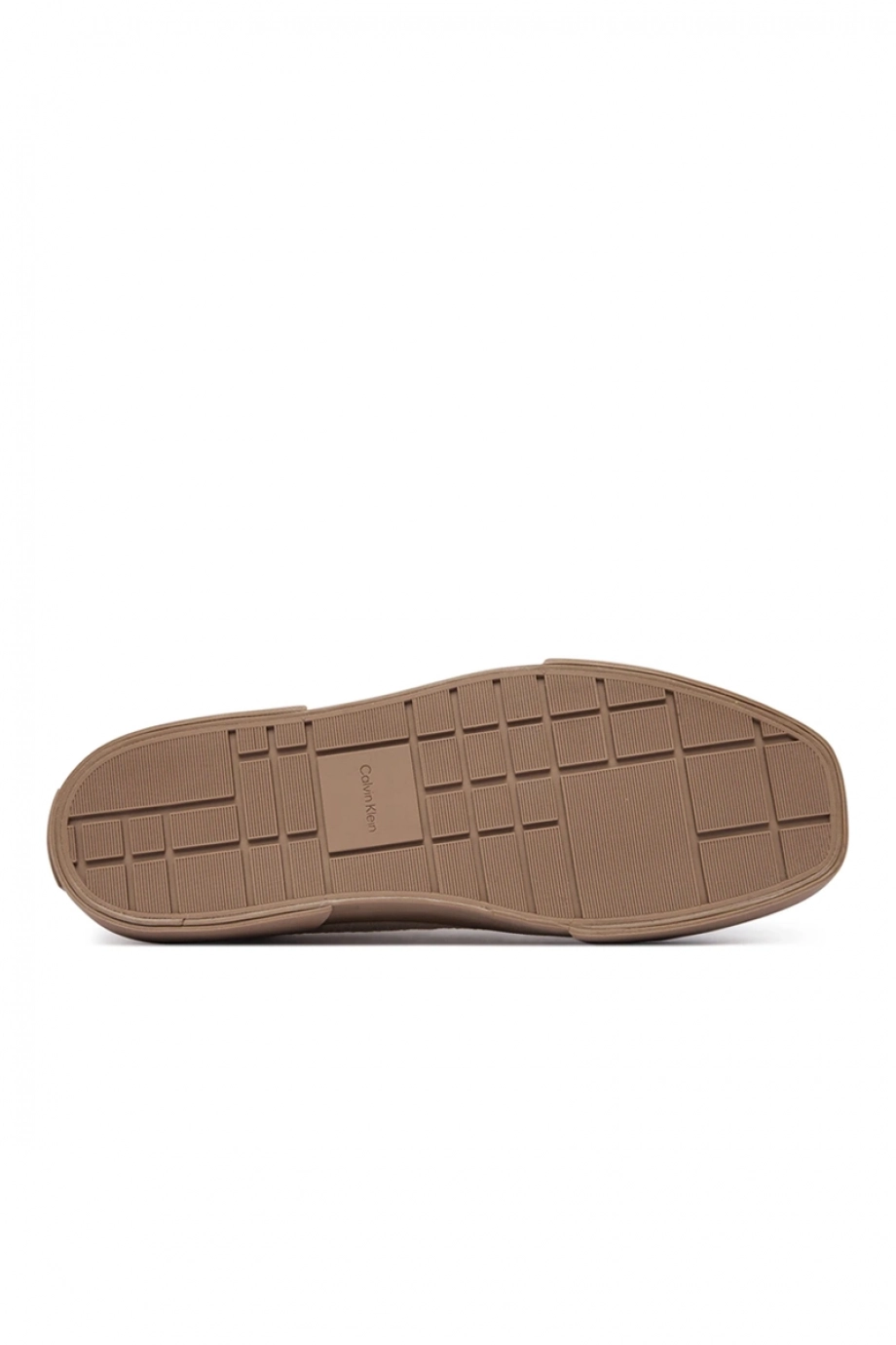 Calvin Klein Vulkanize Düşük Bilekli Bağcıklı Tamamı Baskılı Kanvas Kadın Bej Sneaker HW0HW03142-A04
