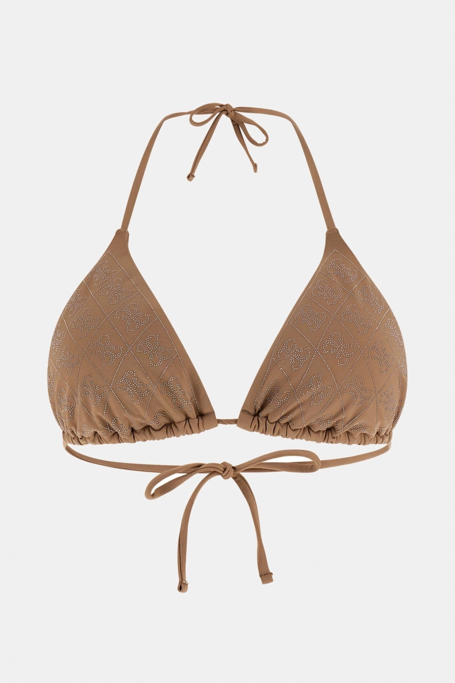 Guess Diane Çıkarılabilir Pedli Üçgen Kadın Bej Bikini E6GJ24KCUO2-G1FA