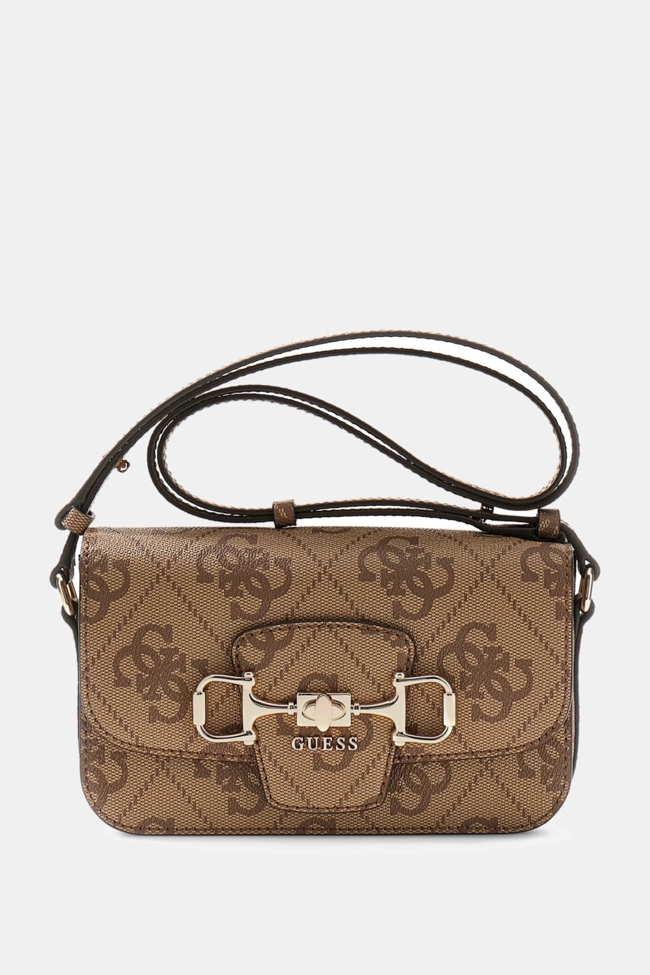Guess Janie Logolu Dönüştürülebilir Kapaklı Kadın Kahverengi El Çantası HWOS9924210-LTL