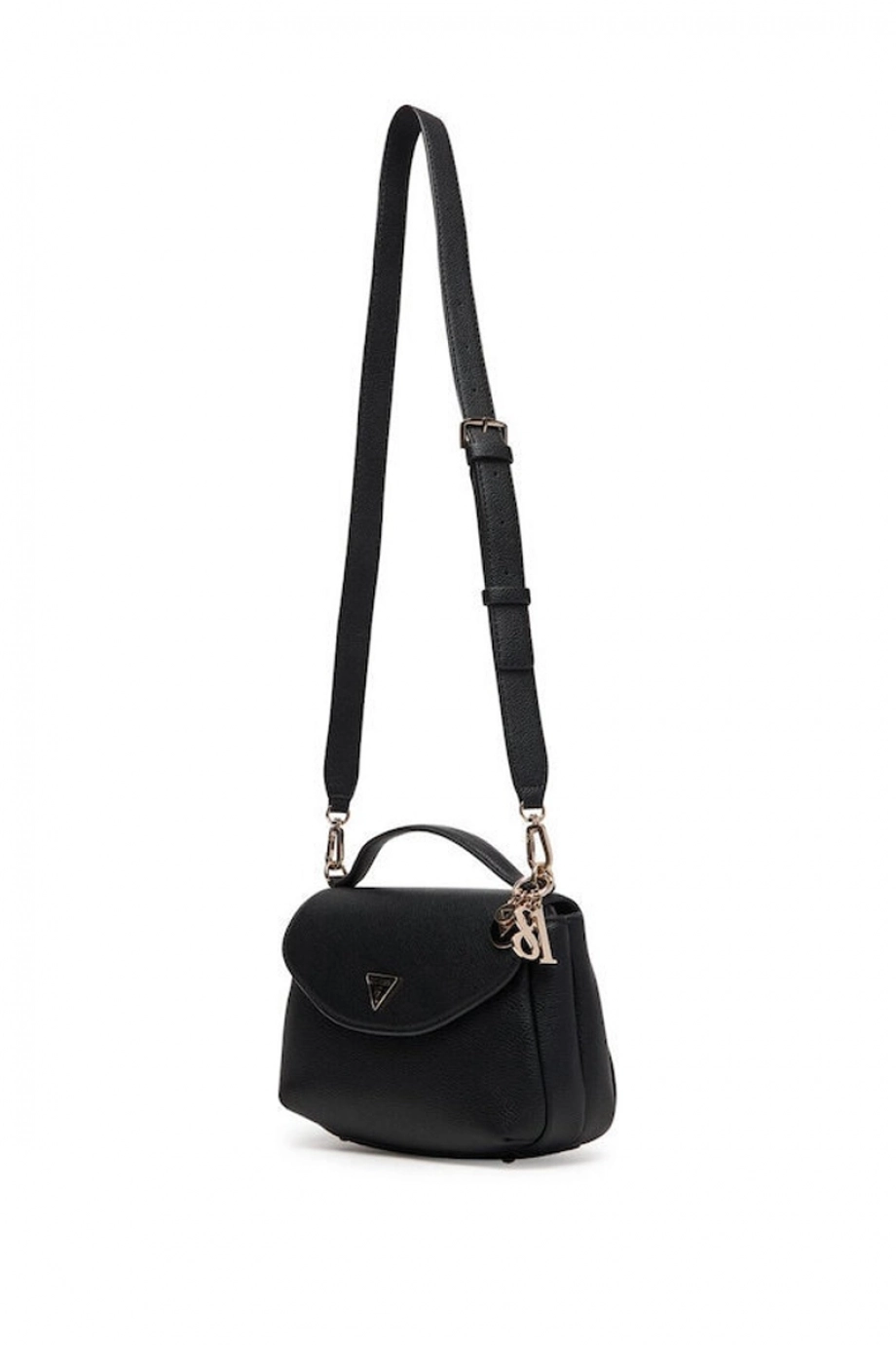Guess Evie Üstten Saplı Kapaklı Kadın Siyah El Çantası HWBG9664200-BLA