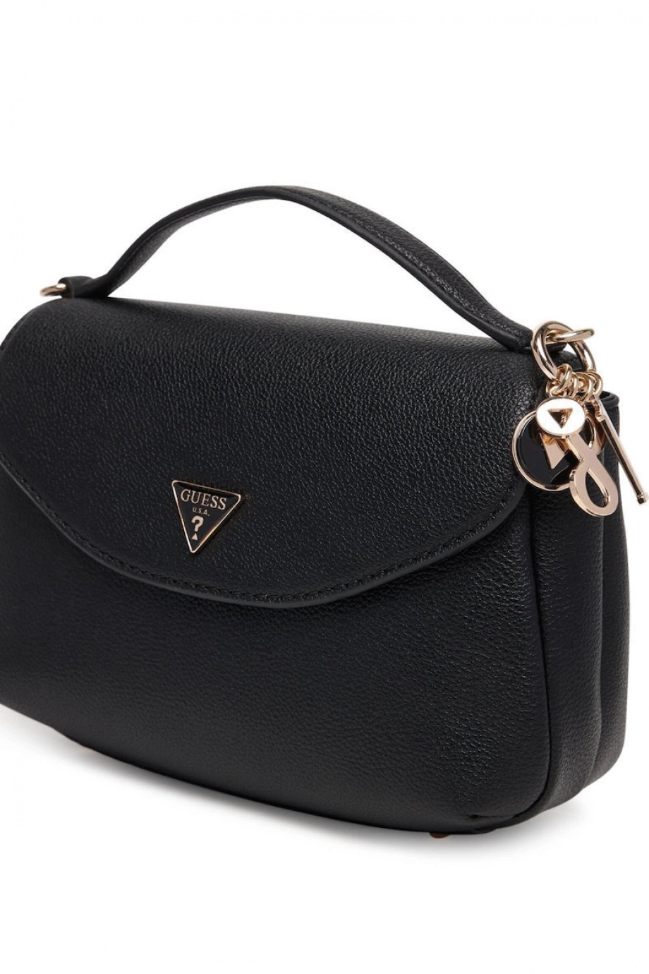 Guess Evie Üstten Saplı Kapaklı Kadın Siyah El Çantası HWBG9664200-BLA