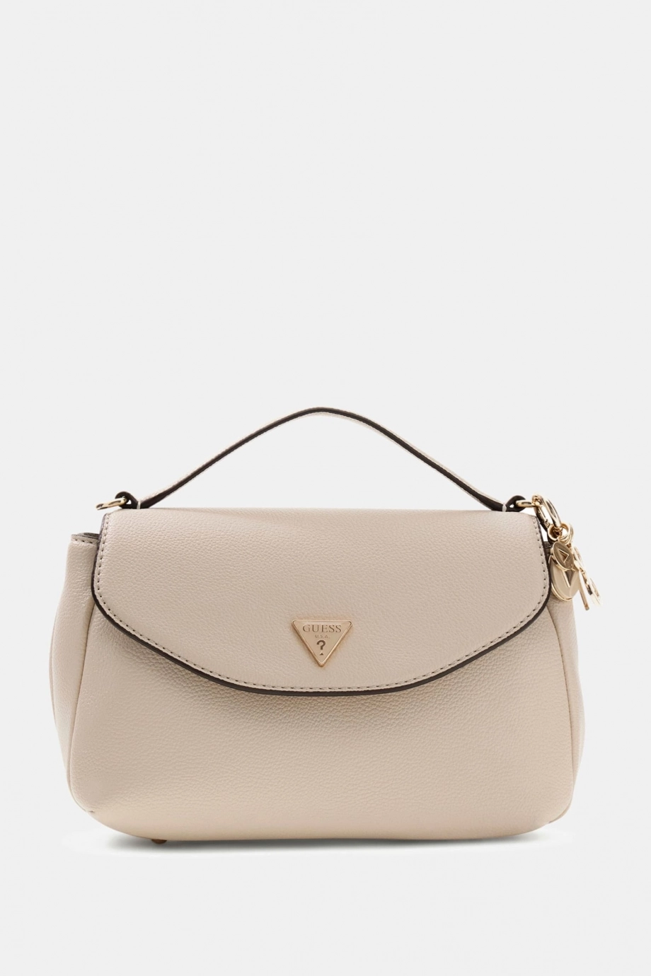 Guess Evie Üstten Saplı Kapaklı Kadın Bej El Çantası HWBG9664200-LTA