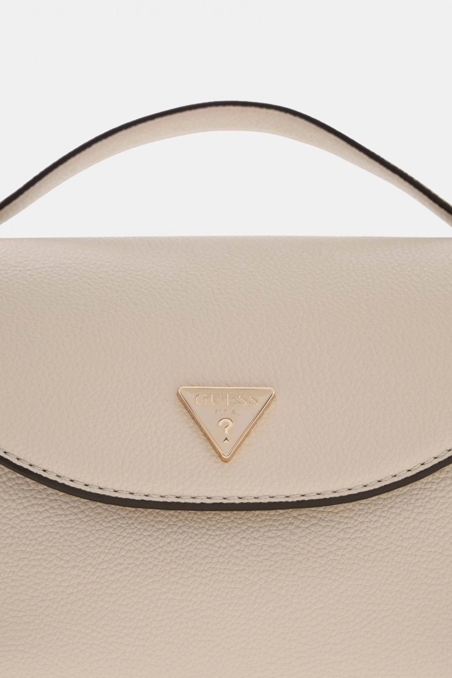 Guess Evie Üstten Saplı Kapaklı Kadın Bej El Çantası HWBG9664200-LTA