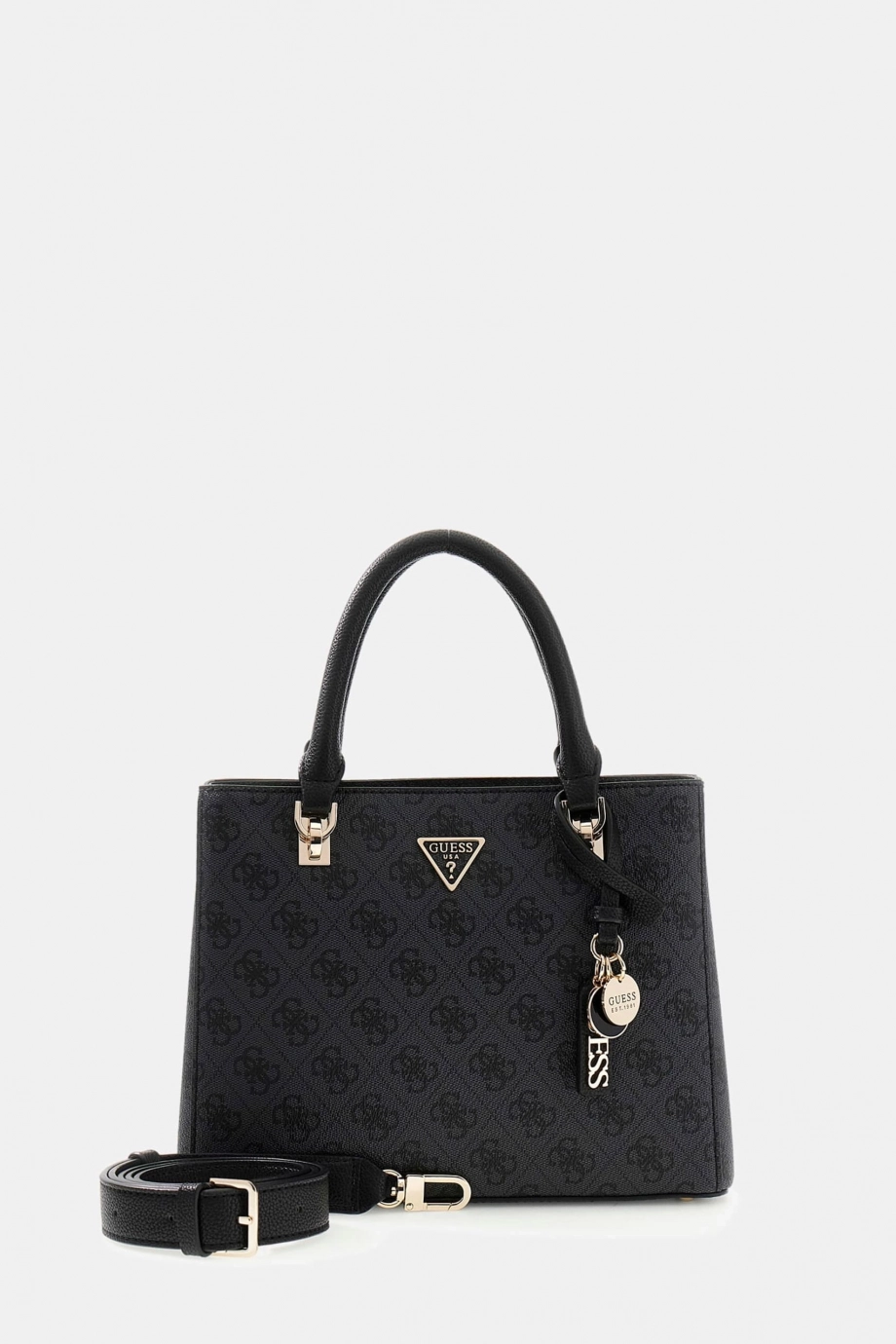 Guess Noelle II Küçük Çok Fonksiyonlu Kadın Antrasit El Çantası HWBG9672050-CLO
