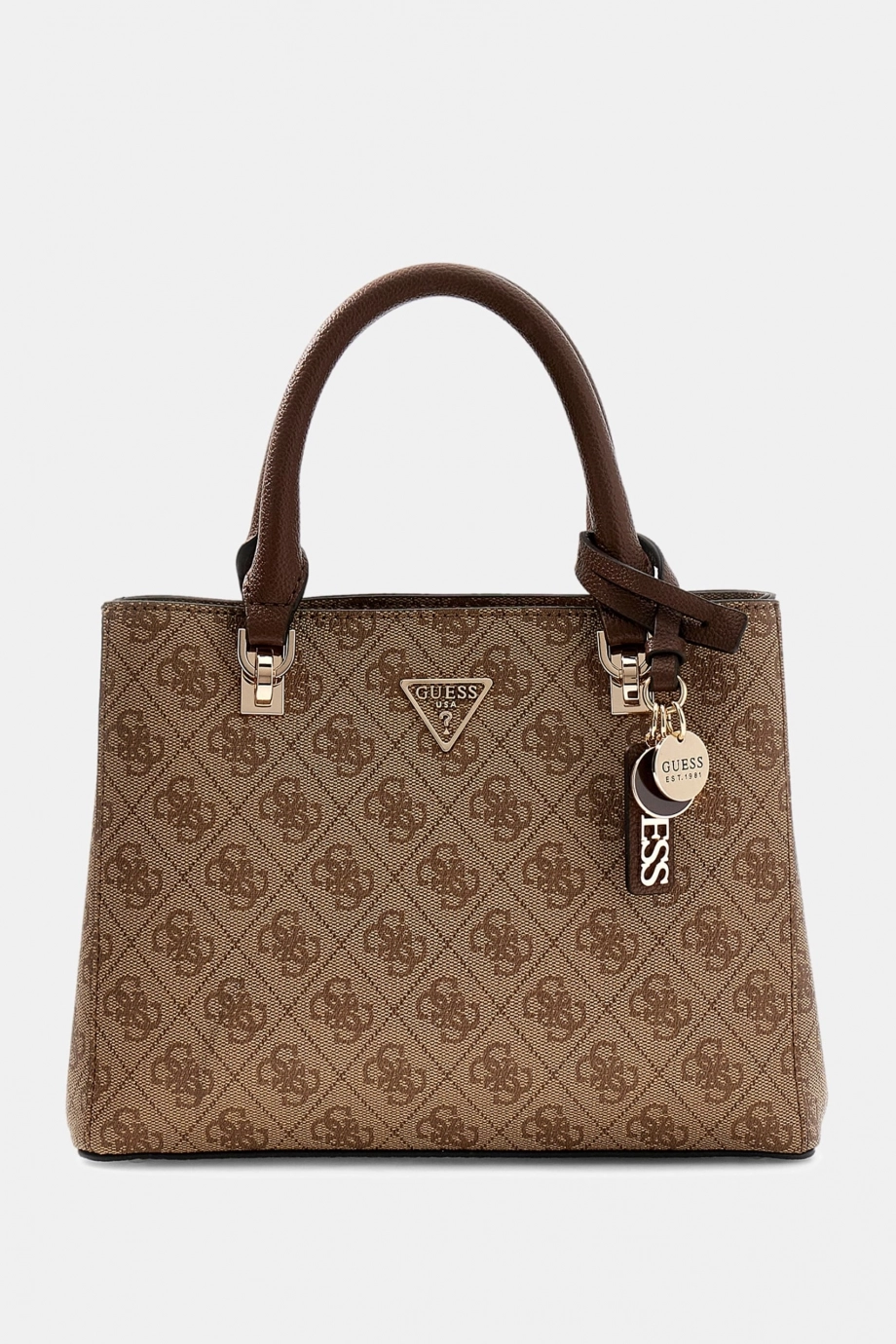 Guess Noelle II Küçük Çok Fonksiyonlu Kadın Kahverengi El Çantası HWBG9672050-LGW