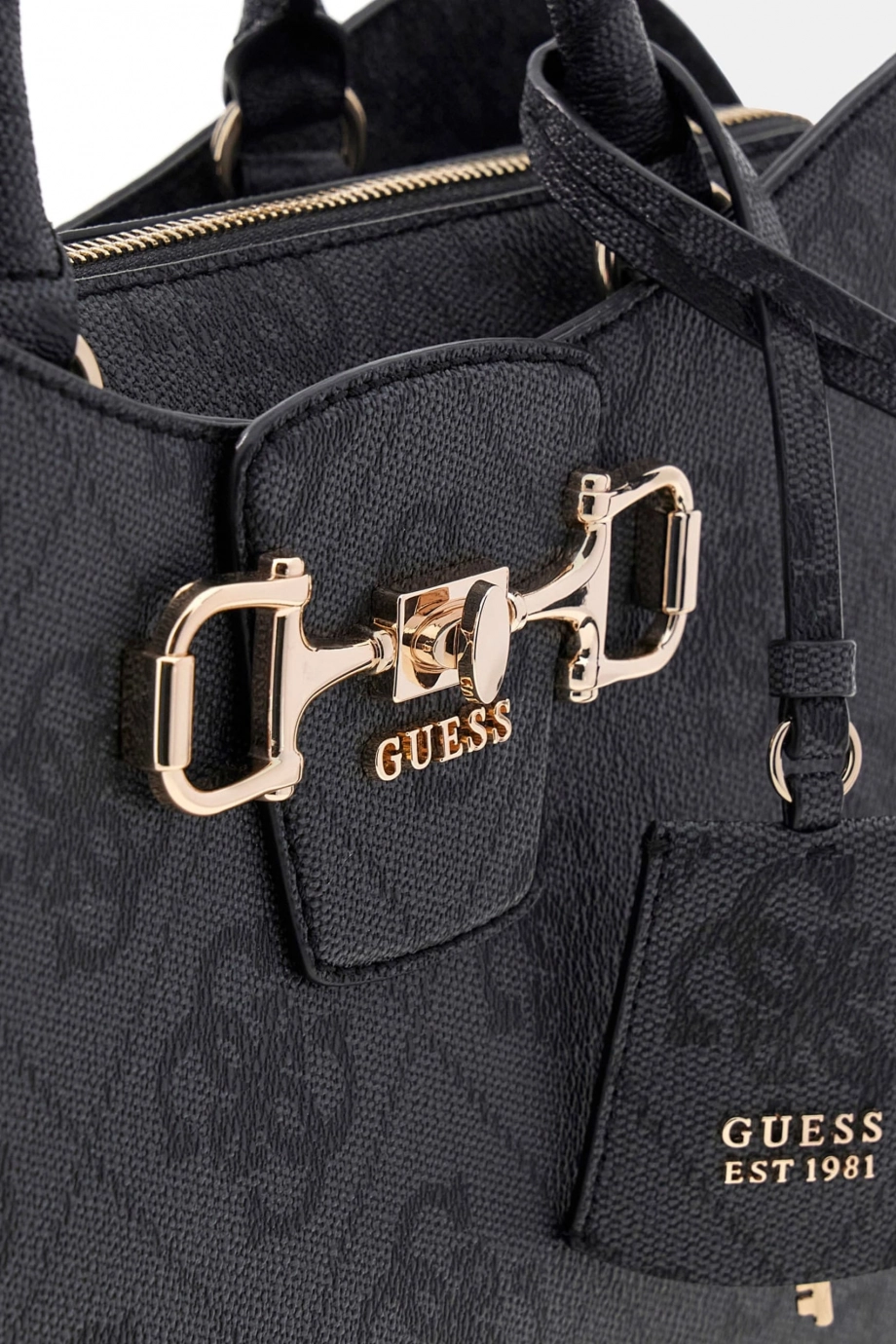 Guess Janie Logolu Girlfriend Kadın Antrasit El Çantası HWOS9924060-CLO