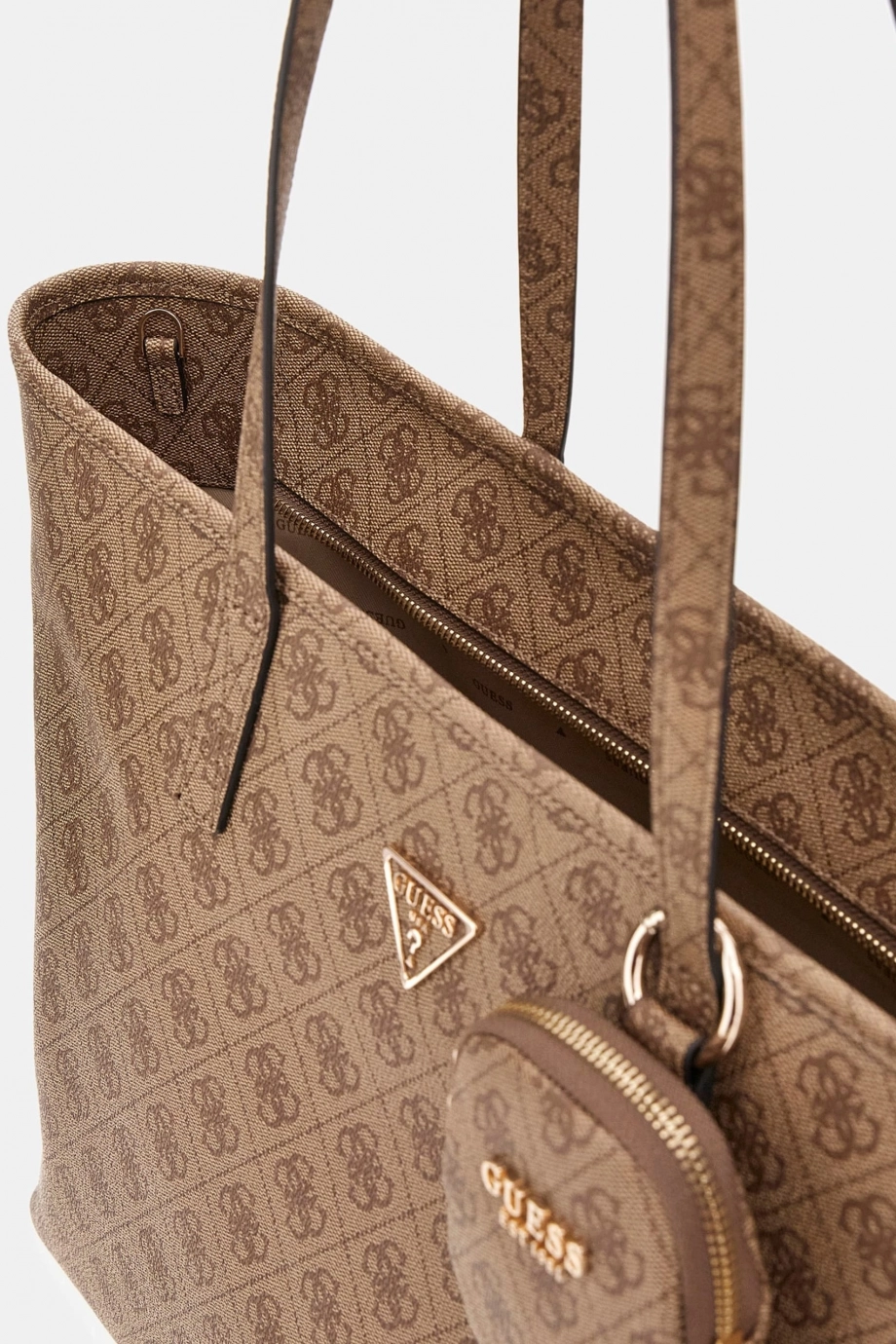 Guess Power Play II Büyük Kadın Kahverengi El Çantası HWSL7124240-LTL