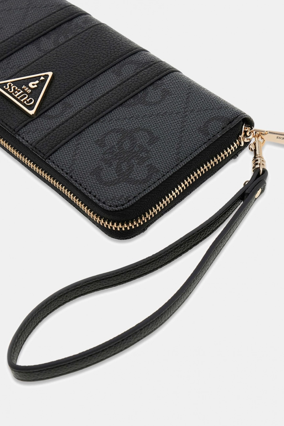Guess Laurel II Büyük Boy Fermuarlı Kadın Antrasit Cüzdan SWSS7459146-CLO