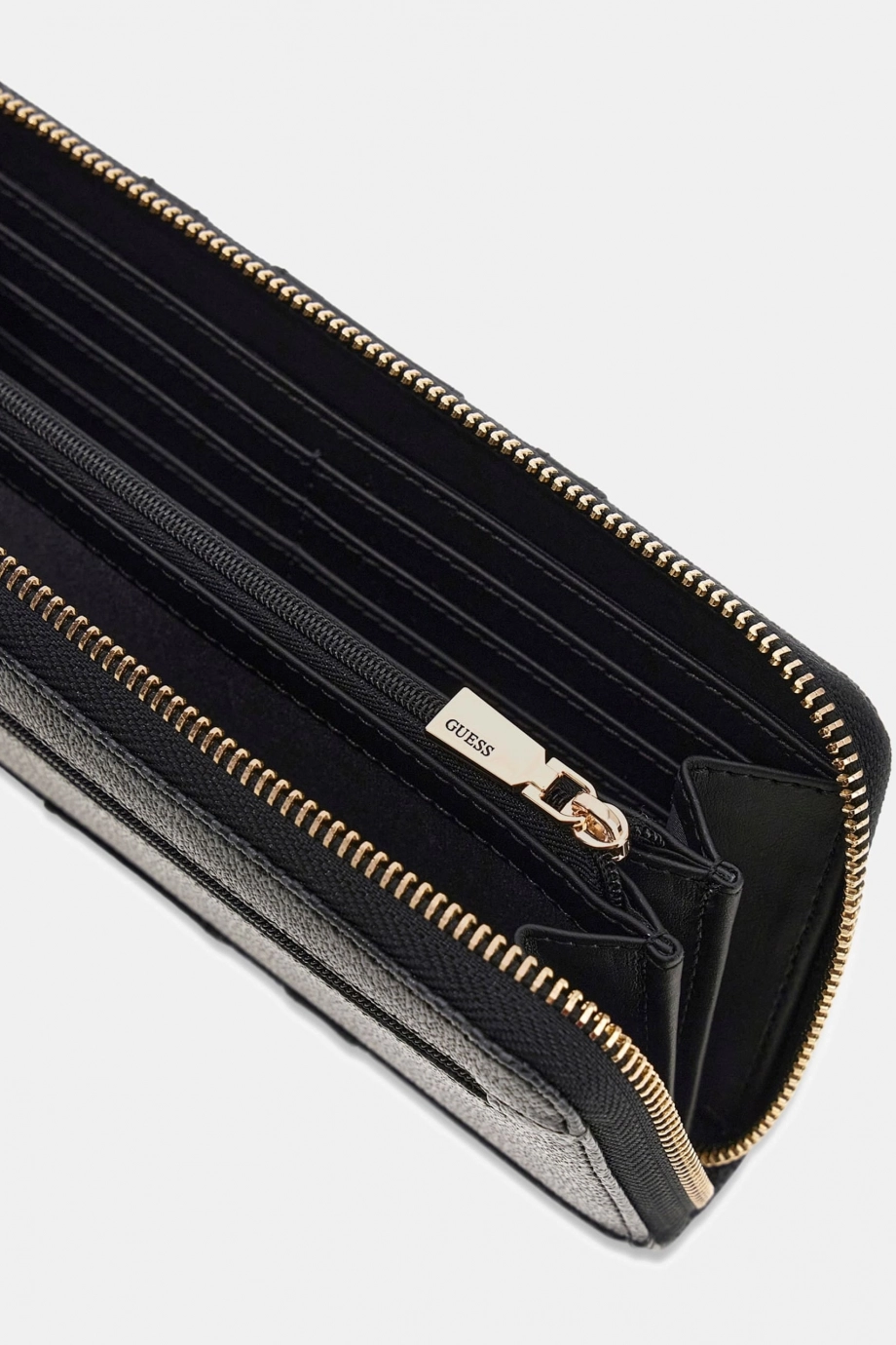 Guess Laurel II Büyük Boy Fermuarlı Kadın Antrasit Cüzdan SWSS7459146-CLO