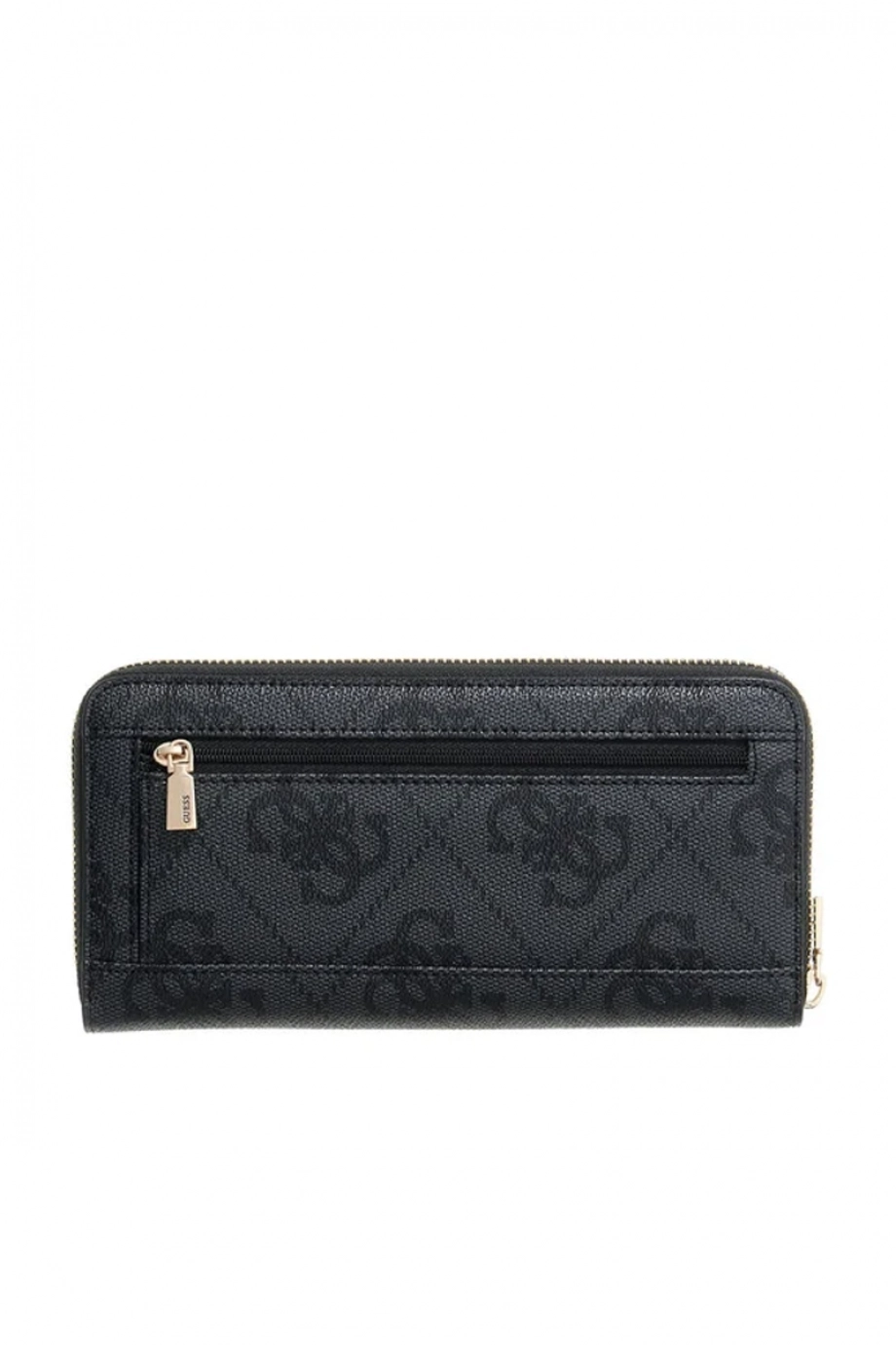 Guess Janie Logolu Büyük Boy Fermuarlı Kadın Antrasit Cüzdan SWOS9924146-CLO