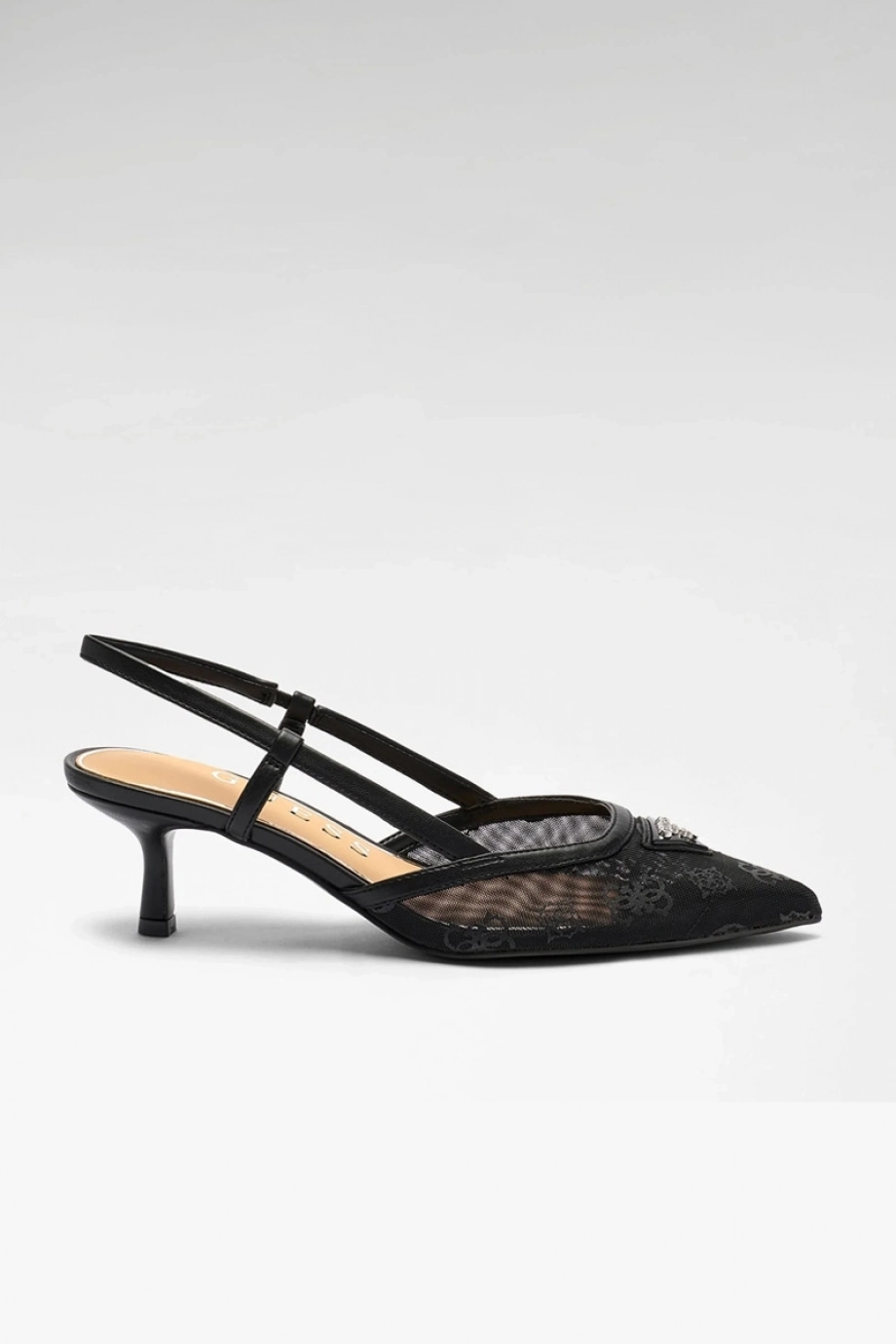 Guess Yanno Kadın Siyah Topuklu Ayakkabı FLJYNOFAL05-BLACK