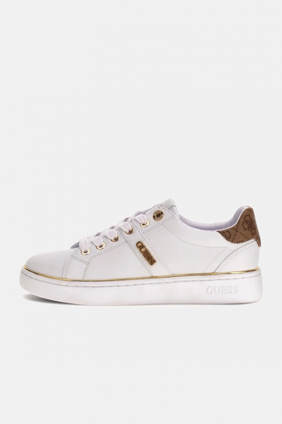 Guess Britz Kadın Beyaz Sneaker FLFBTZELE12-WHITE