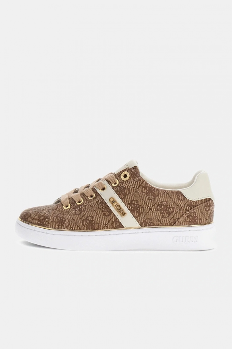 Guess Britz Kadın Bej Sneaker FLFBTZFAL12-BEIGE
