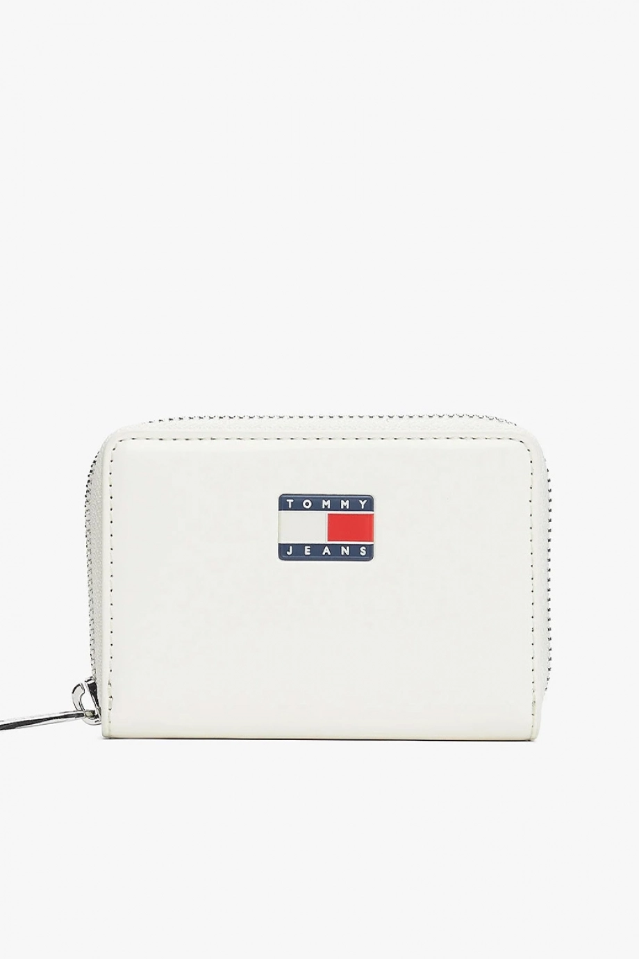 Tommy Hilfiger TJW Must Küçük Fermuarlı Kadın Beyaz Cüzdan AW0AW18089YBI