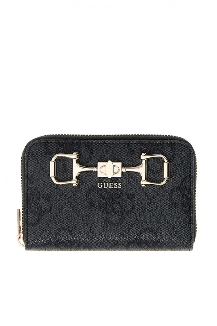 Guess Janie Logolu Orta Boy Fermuarlı Kadın Antrasit Cüzdan SWOS9924140-CLO