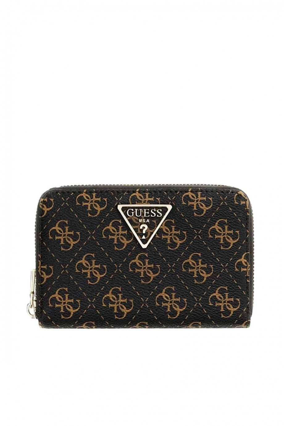 Guess Laurel II Orta Boy Fermuarlı Kadın Kahverengi Cüzdan SWQL7459140-BNL