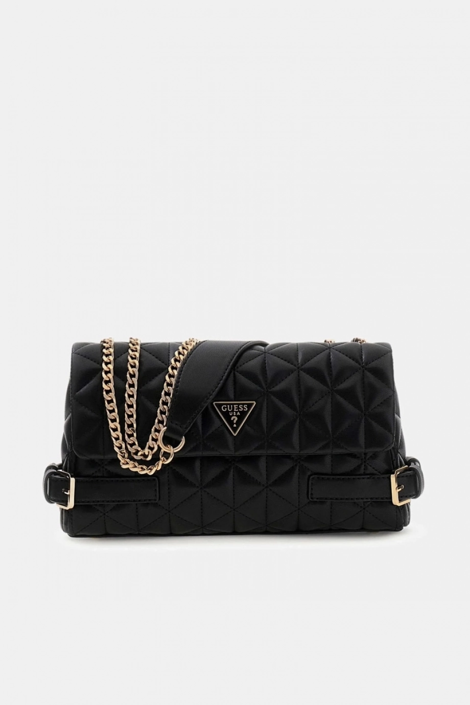Guess Paisleigh Dönüştürülebilir  Askılı Kapaklı Kadın Siyah Çapraz ÇantaHWQG9883210-BLA