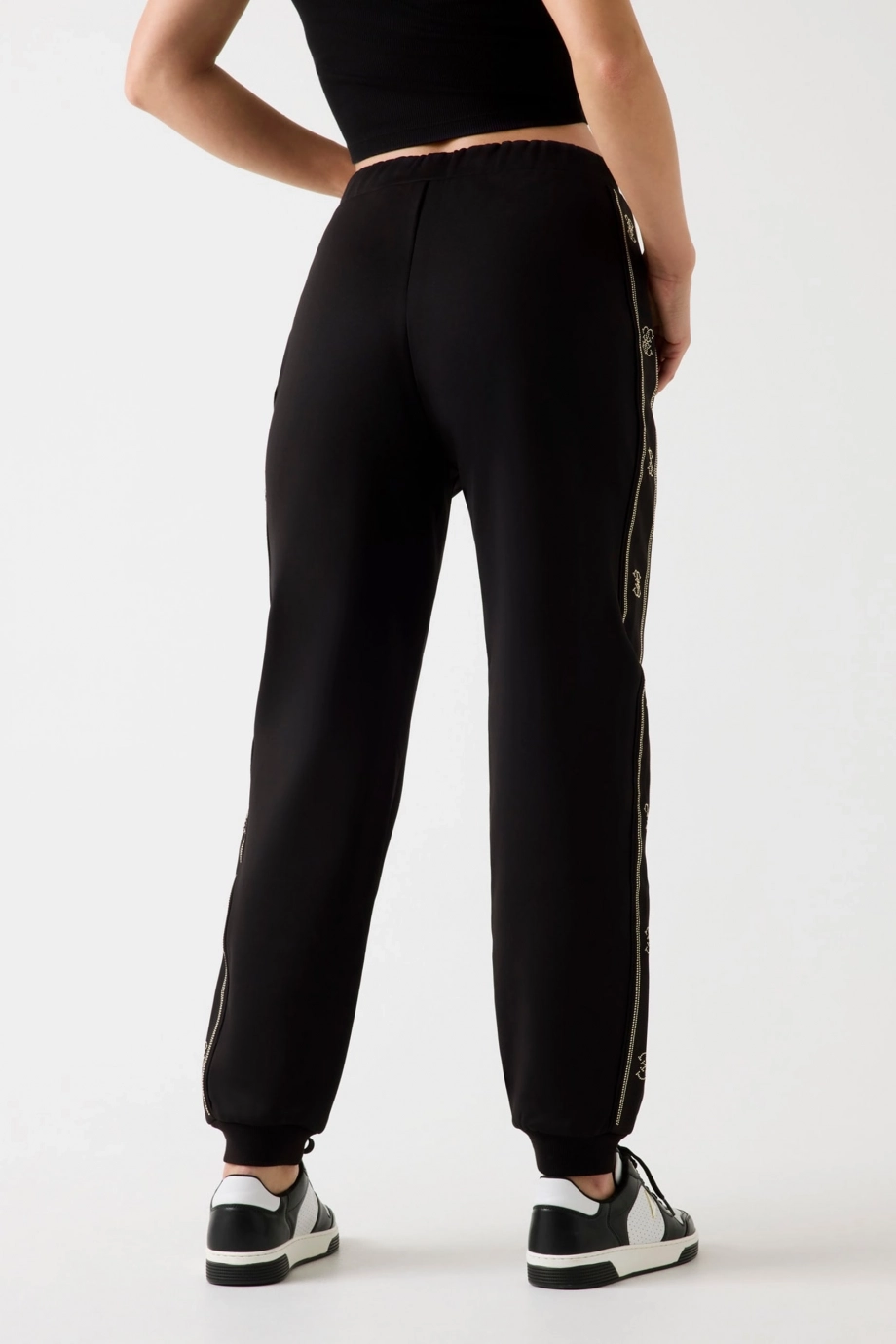 Guess Octavia Jogger Kadın Siyah Eşofman Altı V5BB23KCX22-JBLK