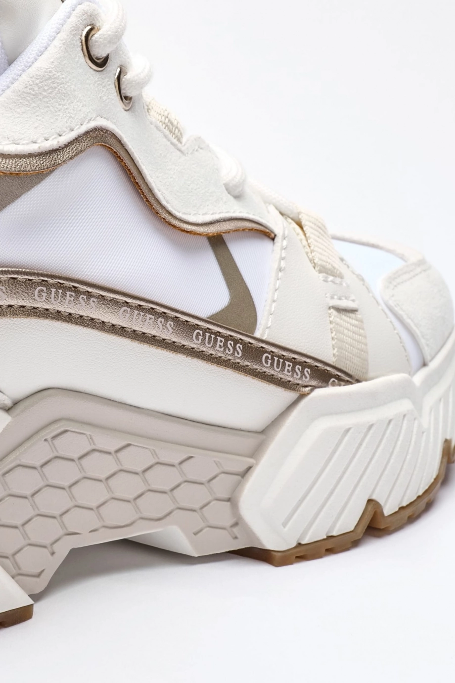 Guess Carrli Kadın Altın Sneaker FLJCR6ELE12-GOLD