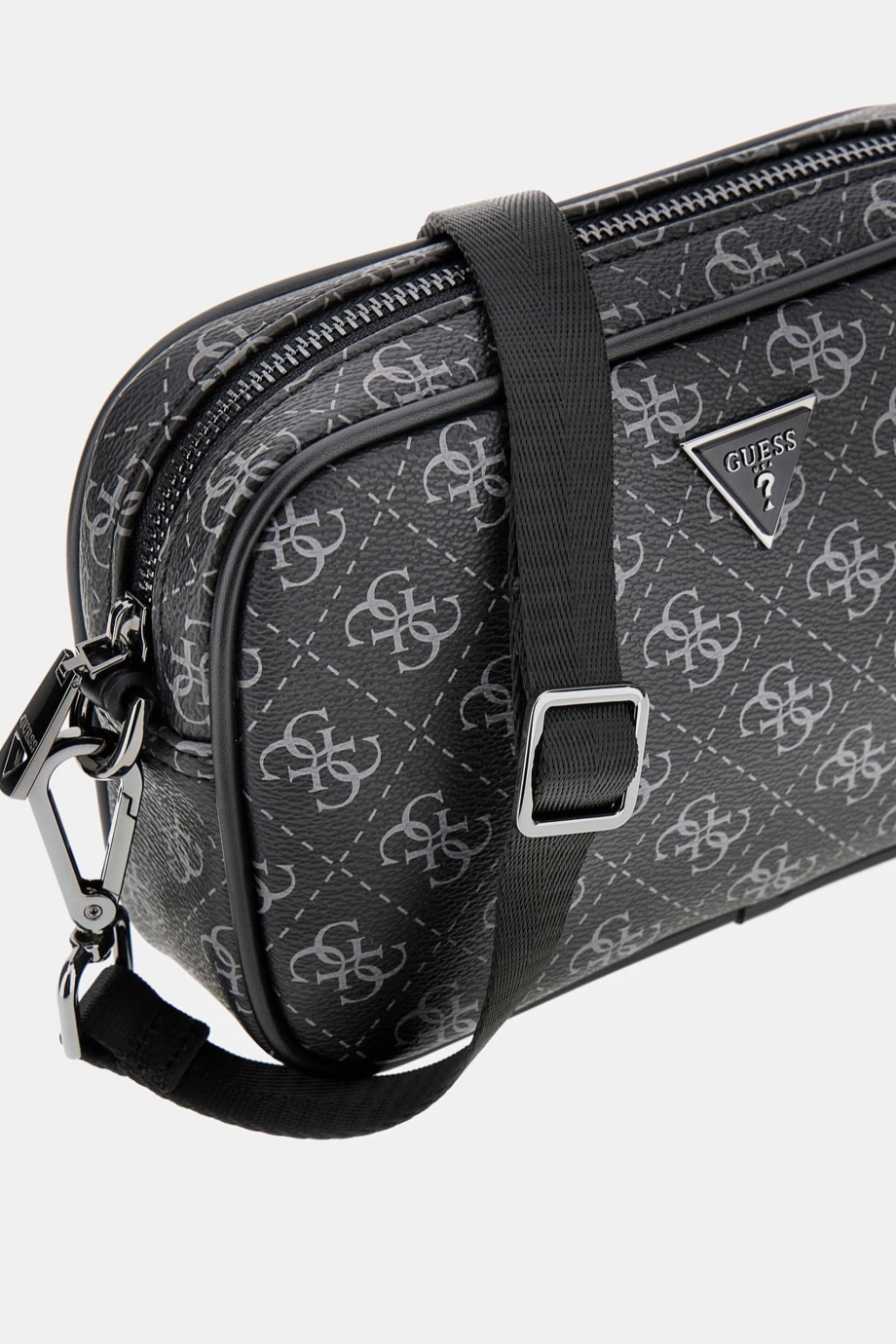 Guess Milano Küçük Erkek Siyah Çapraz Çanta PMEVZLP3145-DAB