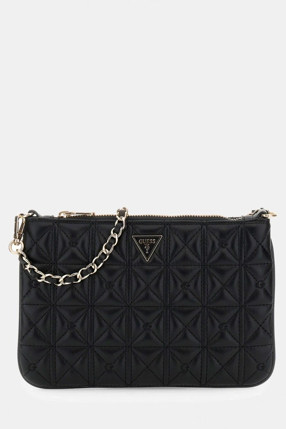 Guess Düz Tasarım Kadın Siyah Clutch PW7568P6274-BLA