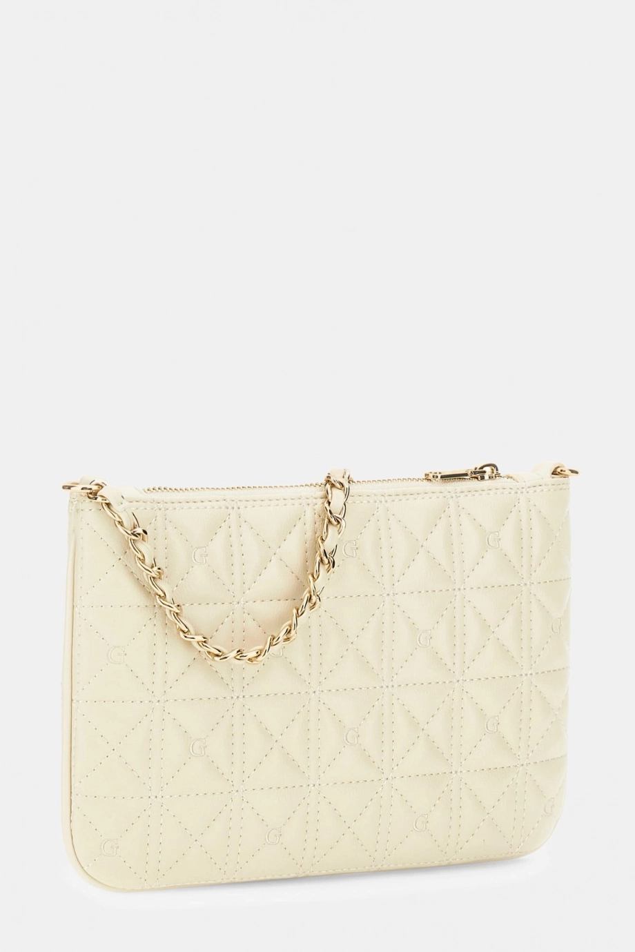Guess Düz Tasarım Kadın Krem Clutch PW7568P6274-STO