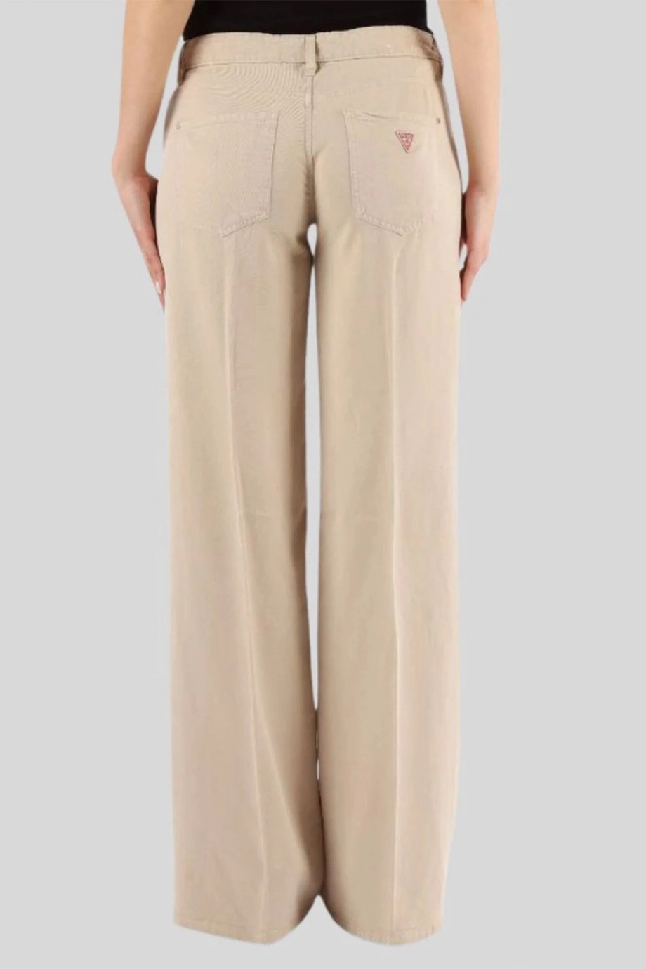 Guess Drapey Palazzo Fit Kadın Krem Pantolon W4GA96WDP85-G1M5
