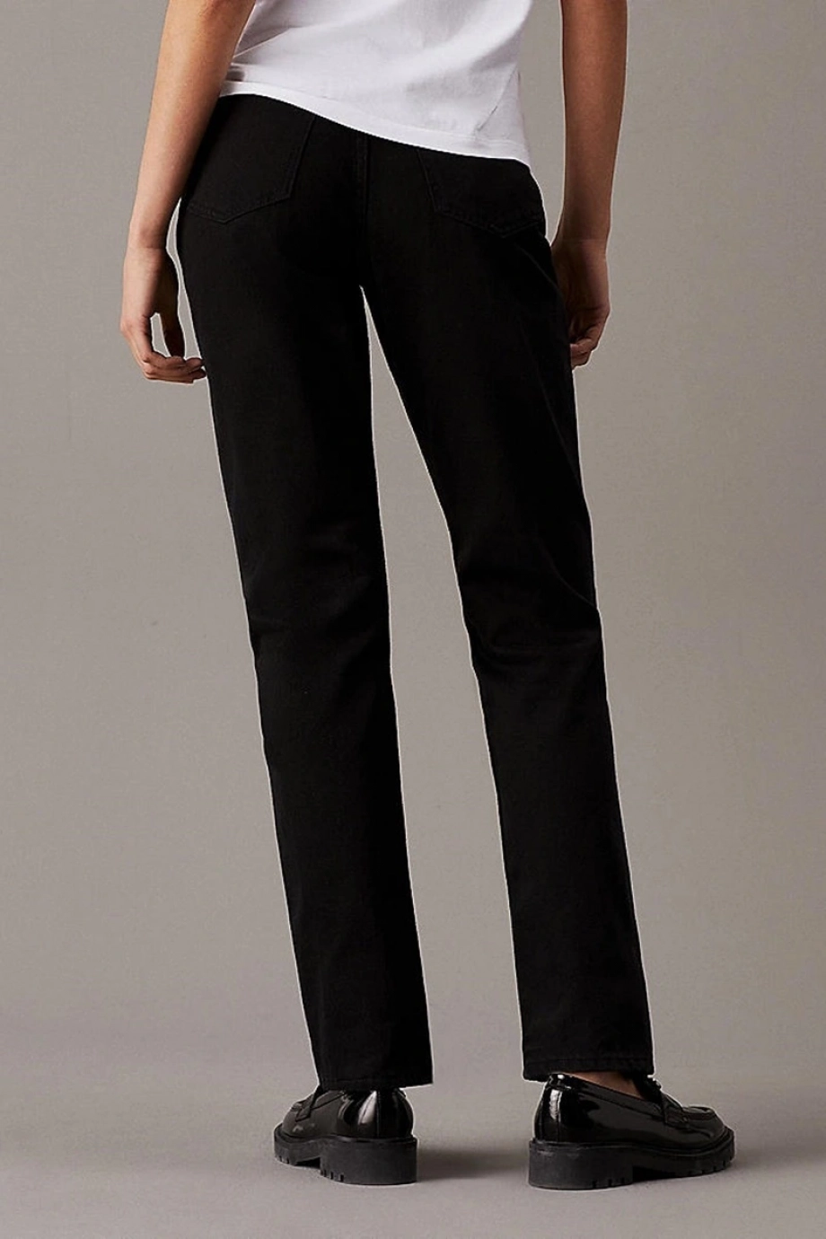 Calvin Klein AUTHENTIC SLIM STRAIGHT Kadın SİYAH Jeans J20J224896-BEH
