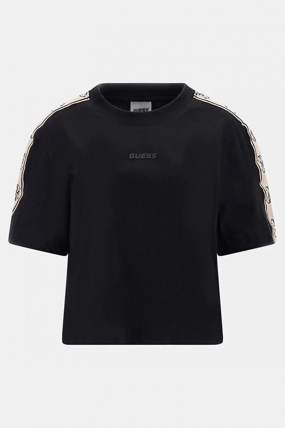 Guess BRITNEY CROP TEE Kadın Siyah T-shirt V3RI08I3Z14-JBLK
