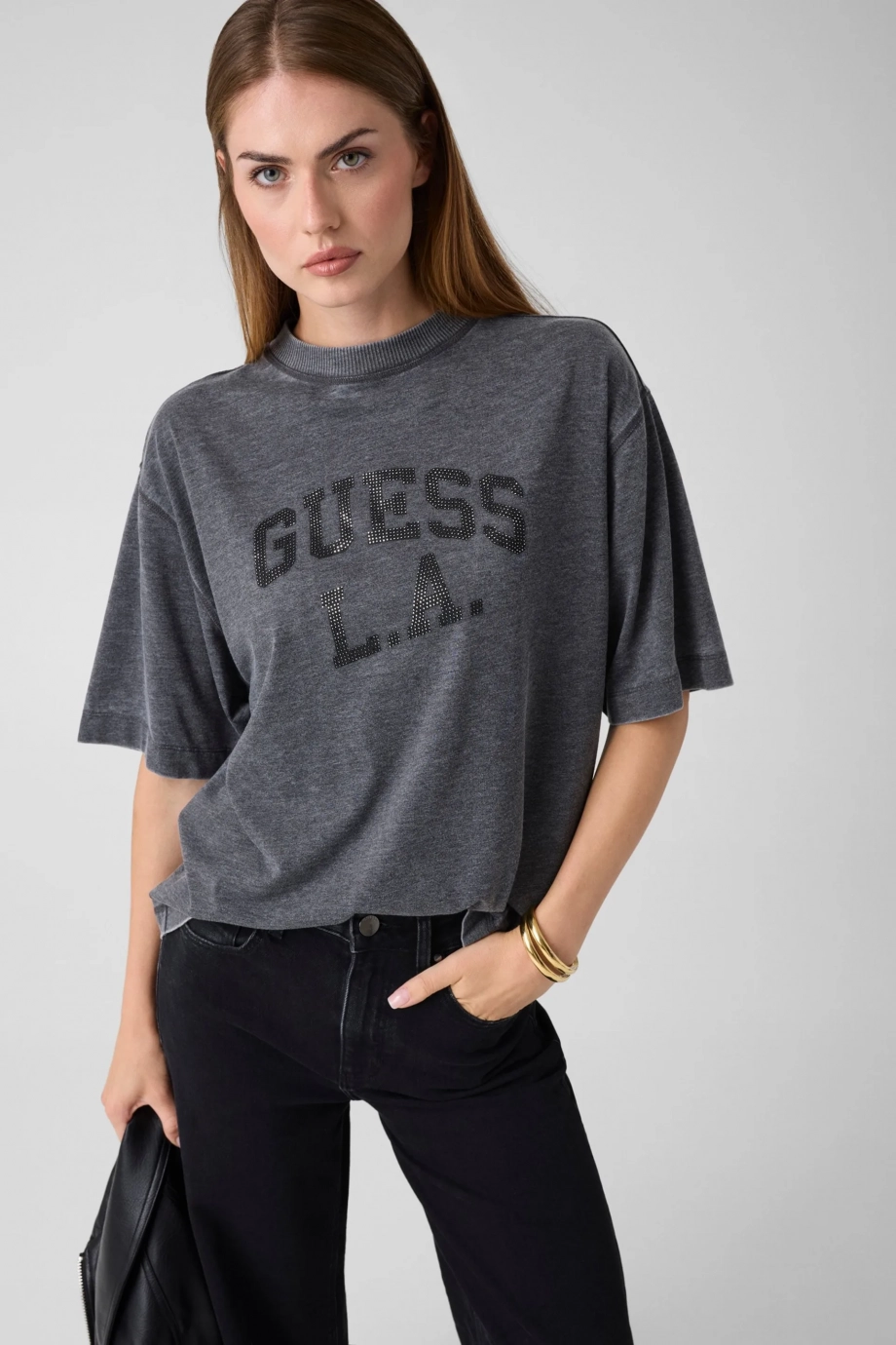 Burnout Kadın Oversize Fit T-Shirt