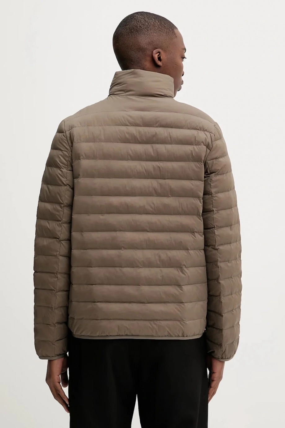 Calvin Klein Erkek Hafif Naylon Kapitone Şişme Kahverengi Ceket LV04LC506G-PDK
