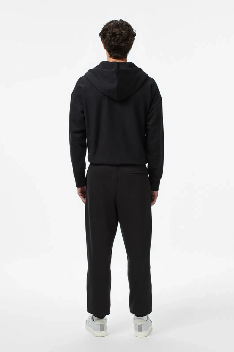 Calvin Klein EU 350 Terry Monogram Erkek Siyah Eşofman Altı LV04RD241G-UB1
