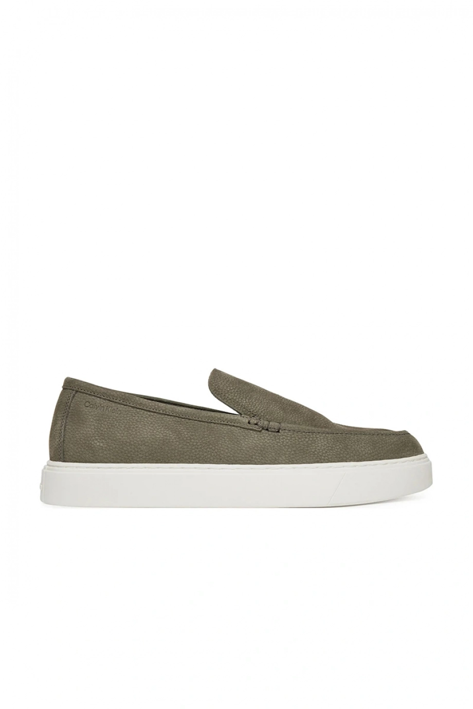 Calvin Klein Hibrit Nubuk Makosen Erkek Haki Loafer HM0HM01902-MTB